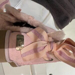 UGG Fluffy Pink Boots